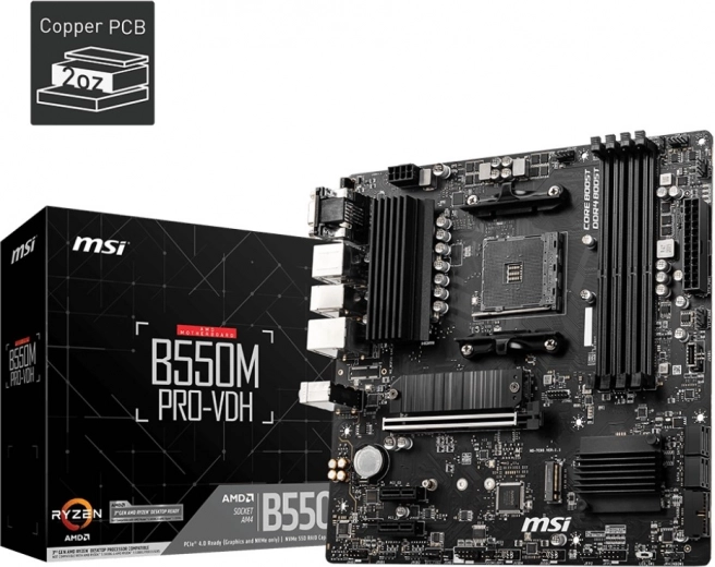 MSI B550M PRO-VDH alaplap