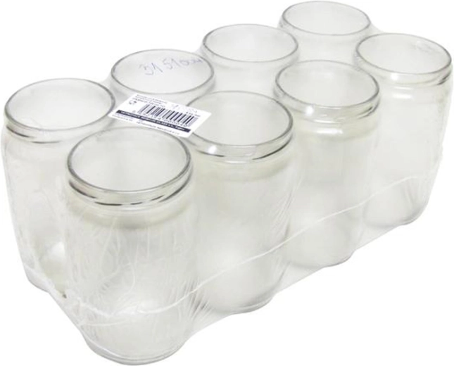 720 ml-es befőttesüveg csavaros tetőhöz, 8 darabos készlet