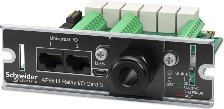 Schneider Electric APC SmartSlot száraz kontaktus I/O kártya (AP9614)