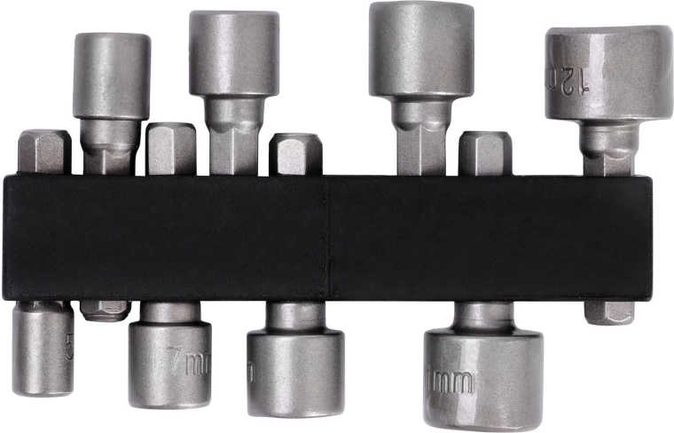 1/4" adapterkészlet 5–12 mm (8 db)