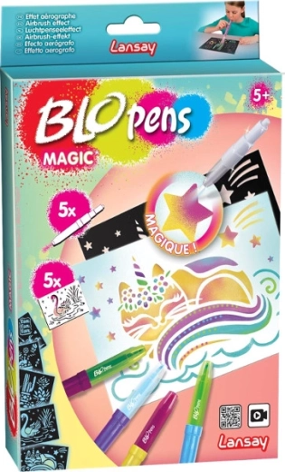 Varázslatos fújós filcek BLOPENS – 5 darab