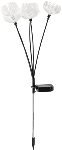 Medúza mini 68 cm, több színű 5 LED-es napelemes kerti lámpa