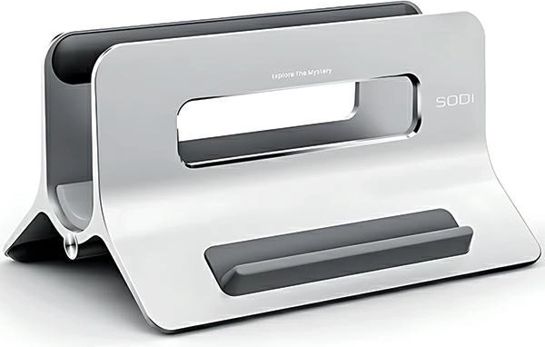 Gravitációs, függőleges SODI SMS300 laptopállvány, ezüst