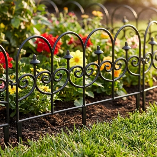 Elegáns dekor és rendezett ágyásvonalak