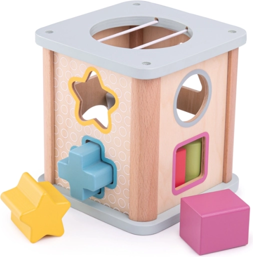 Bigjigs Toys Motorikus Kocka Kék