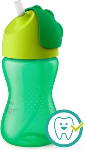 Philips AVENT gyerekpohár hajlékony szívószállal 300 ml fiúknak