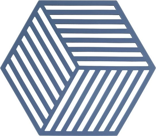 Zone Hexagon edényalátét forró edényekhez – Kék