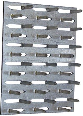 Rúdtartó lemez 72 × 210 mm, tűzihorganyzott