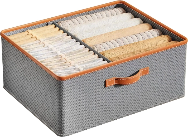 Összecsukható fiókrendező XXL 40 × 50 × 20 cm szürke - 1 db