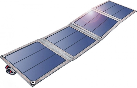 Összehajtható napenergiás töltő Choetech 14W szürke