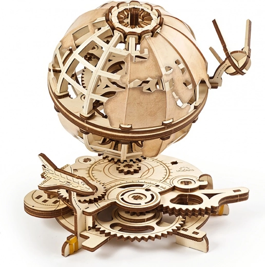 UGEARS Földgömb fa mechanikus 3D puzzle