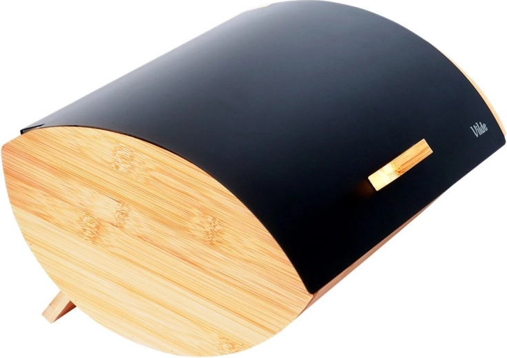 Bambusz és matt fekete fém