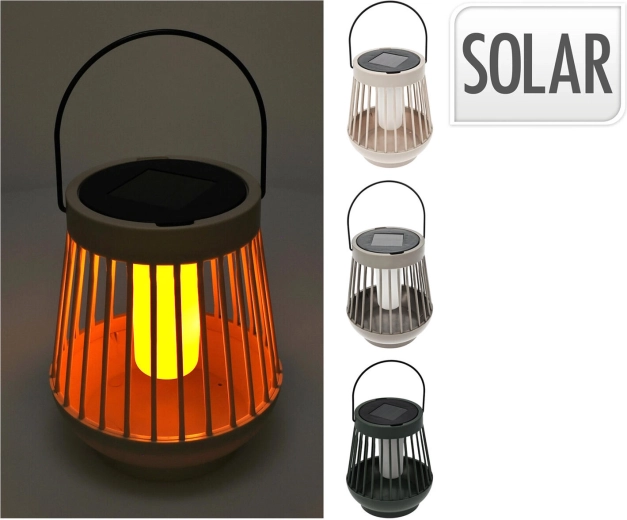 Napelemes kerti LED lámpa, 13 cm