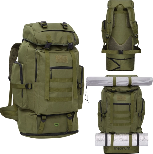 Változtatható, 100 l kapacitás alsó cipzáras rövidítéssel