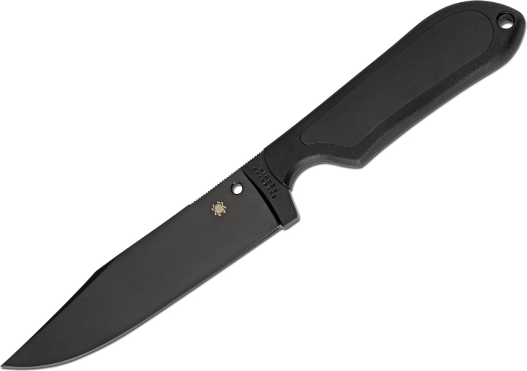 Spyderco Street Bowie taktikai fix pengés kés 12,8 cm, teljesen fekete