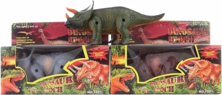 Sétáló, világító elemes dinoszaurusz gyerekeknek