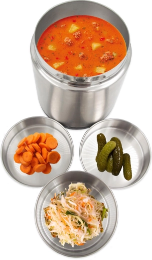 Strapabíró rozsdamentes acél termo hatással