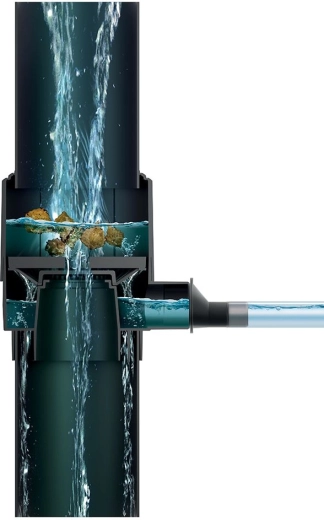 Egyenletes vízáramlás és hatékony szennyeződés-leválasztás