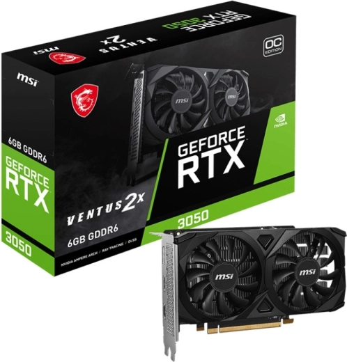 NVIDIA GeForce RTX 3050 ventus 2x e 6gb oc videokártya
