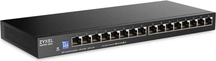 Zyxel GS1100 Switchable nem menedzselt gigabites switch 16 porttal