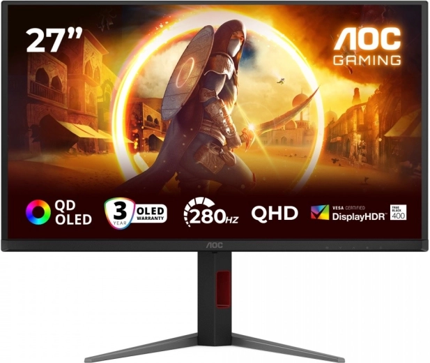 AOC Q27G4ZD 27" QD‑OLED gamer monitor 240 Hz Pivot