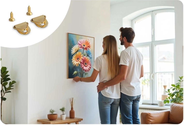 Pillanatok alatt felfüggeszthető – akasztókészlet mellékelve