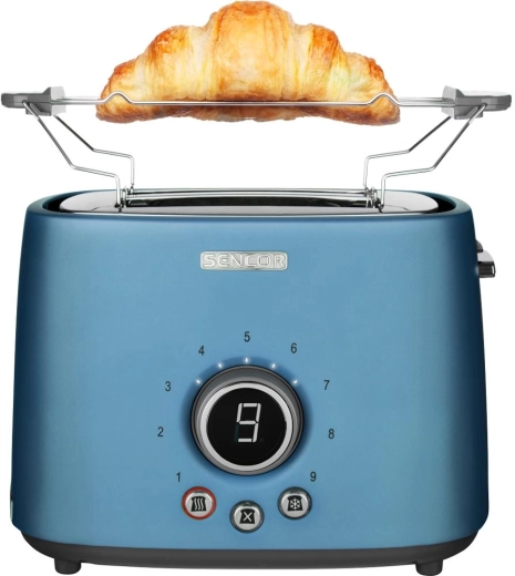 Zsemle- és croissant-melegítő rács