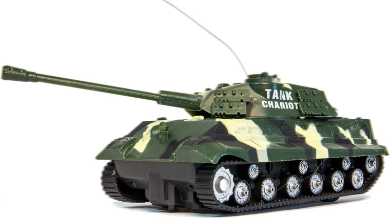 Távirányítású harci tank, vegyes színek - 1 db