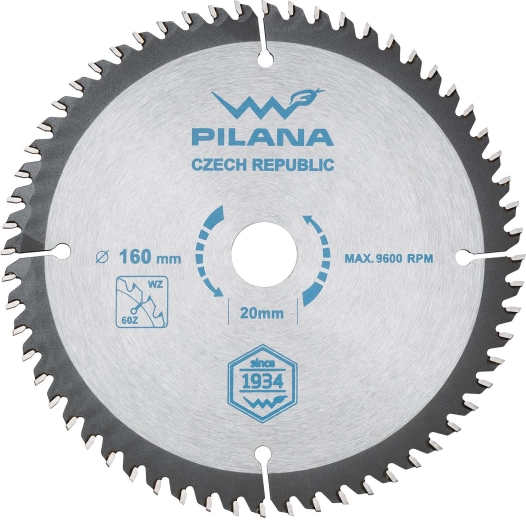 PILANA fűrészlap 160 mm, 60 fog, WZ fához