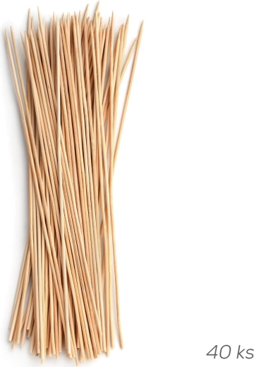 Hegyes nyársak saslikhoz 27 cm, 40 db