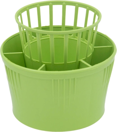 Kerek műanyag evőeszköz-csepegtető 13 cm – 1 db