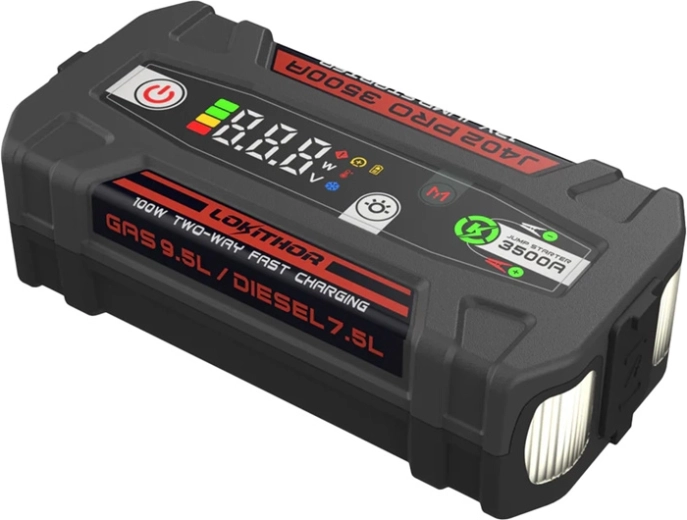 Lokithor J402 Pro indító booster 3500 A (88,8 Wh)