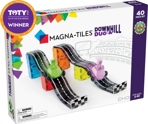 Magna-Tiles mágneses építőjáték Downhill Duo (40 db)