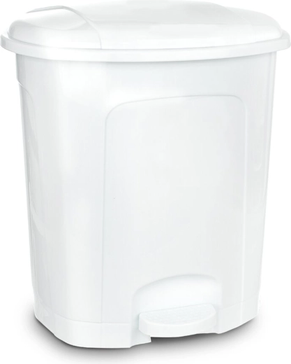 Pedálos szemetes 3 l, fehér