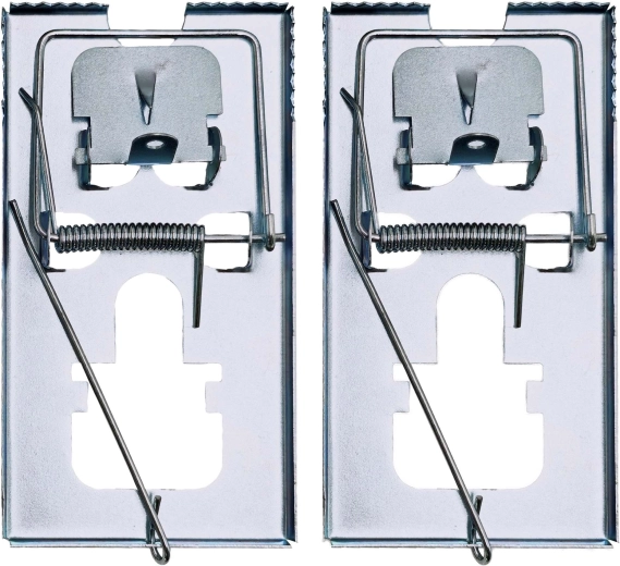 Fából készült egércsapda, 2 darabos készlet