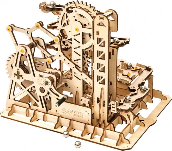 ROKR fa golyópálya – mechanikus építőkészlet Climber 3D puzzle