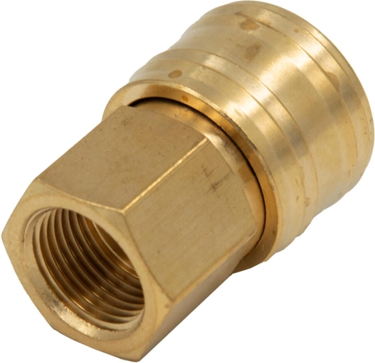 Gyorscsatlakozó belső 3/8" menettel, sárgarézből