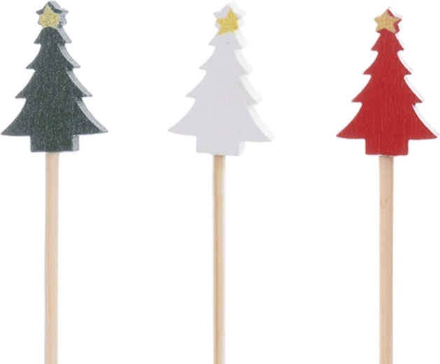 Ünnepi dizájn színes karácsonyfákkal