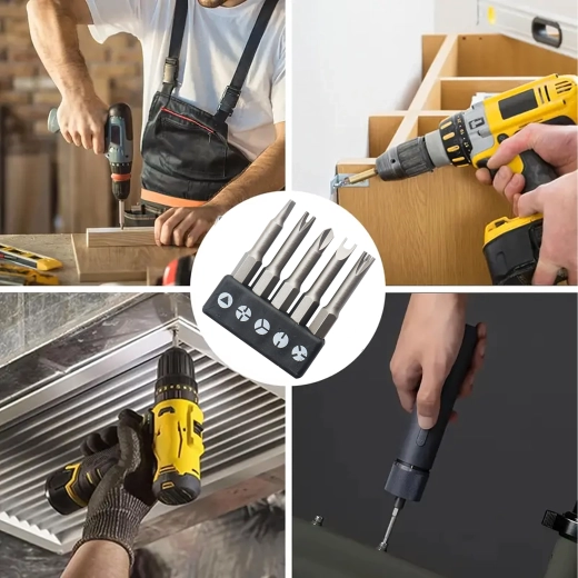 Kompatibilis a szabványos 1/4" bitbefogókkal