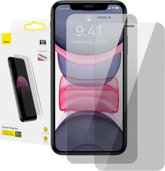 Baseus edzett üveg iPhone X/XS/11 Pro