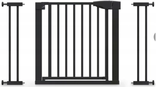 BabyProtect biztonsági ajtórács 75–110 cm fekete - 1 db