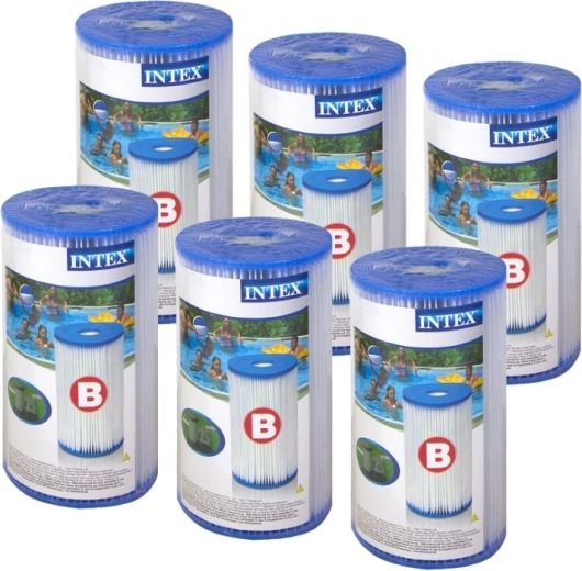 Intex B típusú szűrőkészlet 6 db