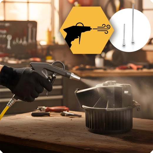 Hatékony lefújás és tisztítás sűrített levegővel