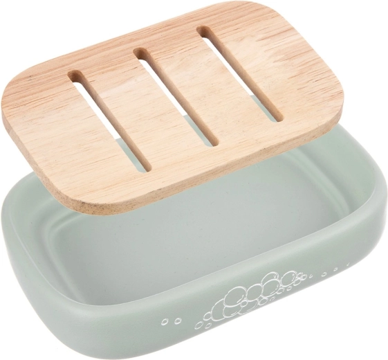 Száraz szappan a bambusz betétnek köszönhetően