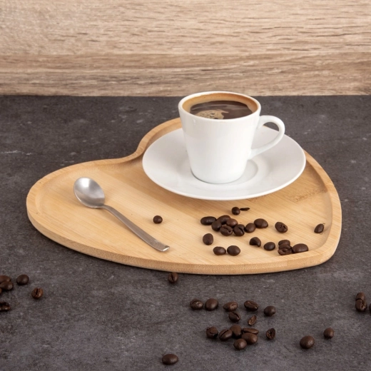 Dekoratív szív alak a látványos tálaláshoz