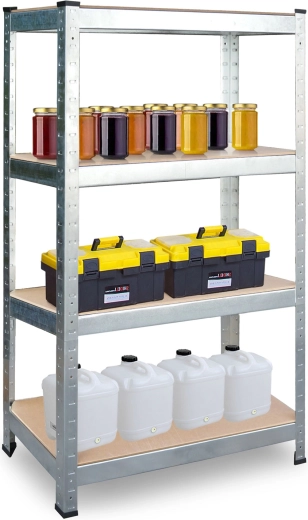 Nagy teherbírás és masszív MDF polcok