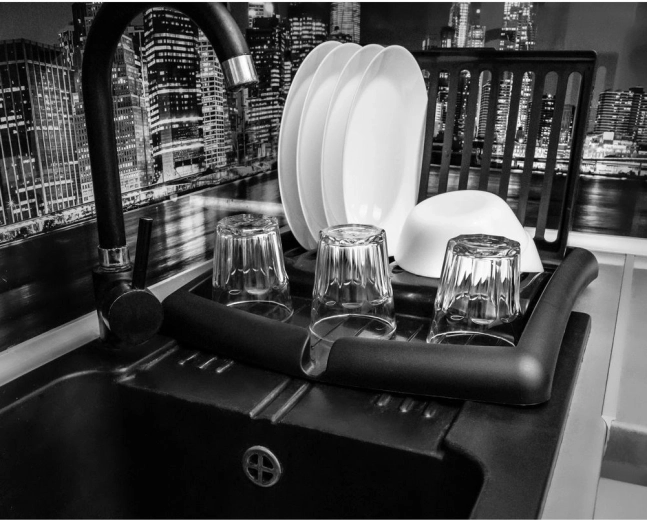 Okos vízelvezetés közvetlenül a mosogatóba