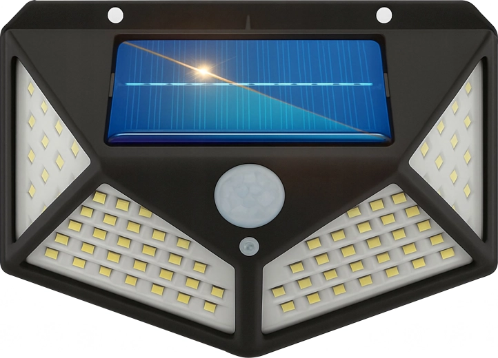 Széles látószögű megvilágítás 100 LED-del