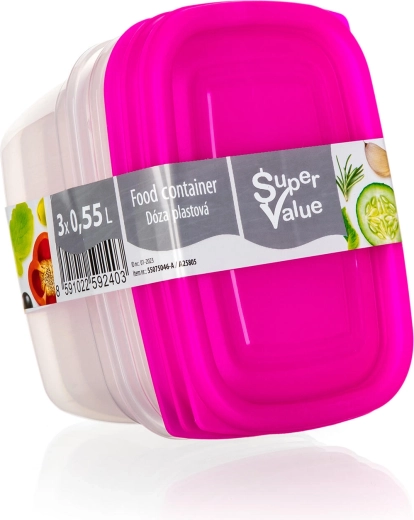 Praktikus 0,55 l-es méret a mindennapi adagokhoz