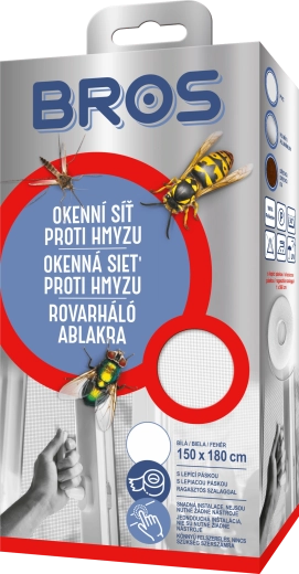 Rovarháló ablakra 150 × 180 cm, fehér